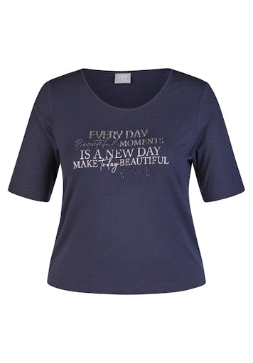 T-shirts korte mouw blauw Rabe