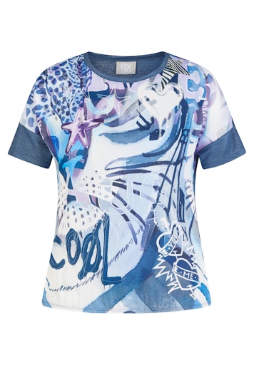 T-shirts korte mouw blauw Rabe