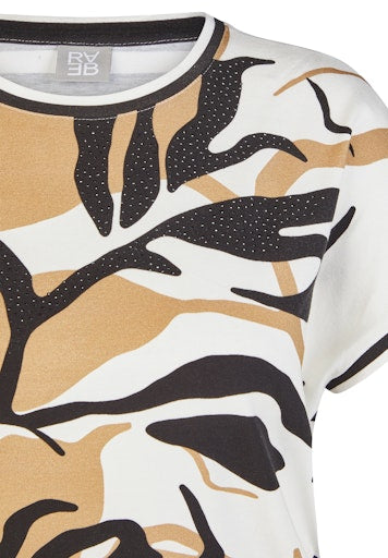 T-shirts korte mouw beige Rabe