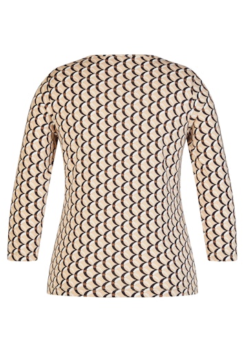 T-shirts lange mouw beige Rabe
