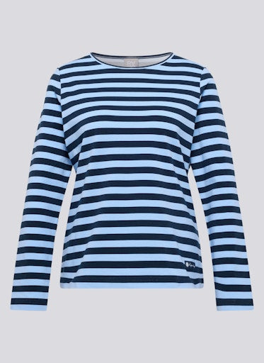 T-shirts lange mouw blauw Rabe