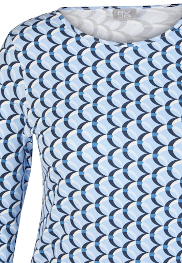 T-shirts lange mouw blauw Rabe