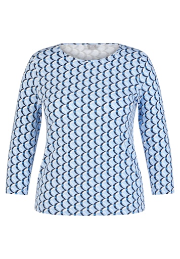 T-shirts lange mouw blauw Rabe