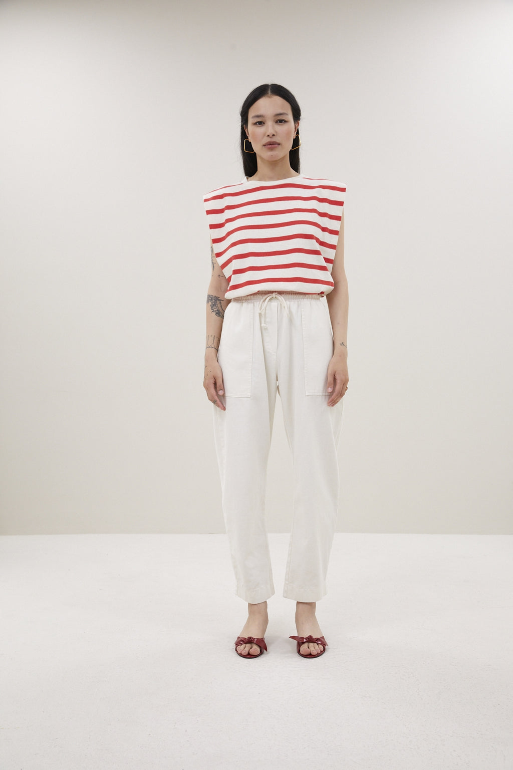 T-shirts korte mouw rood by-bar