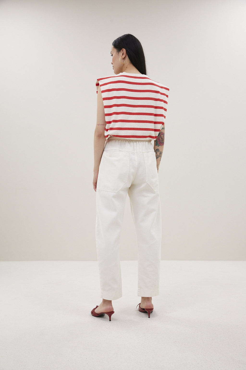 T-shirts korte mouw rood by-bar