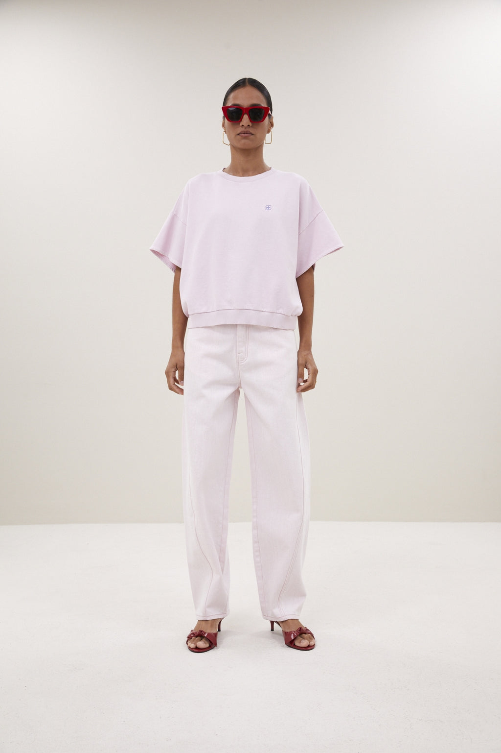 Jeans roze by-bar
