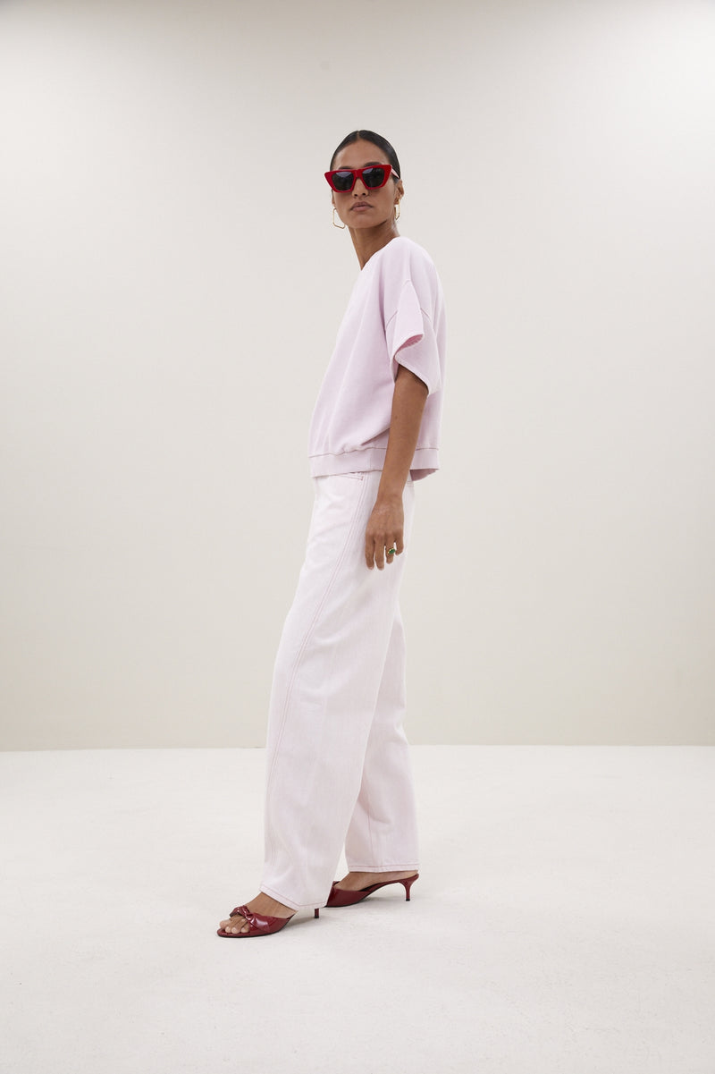 Jeans roze by-bar