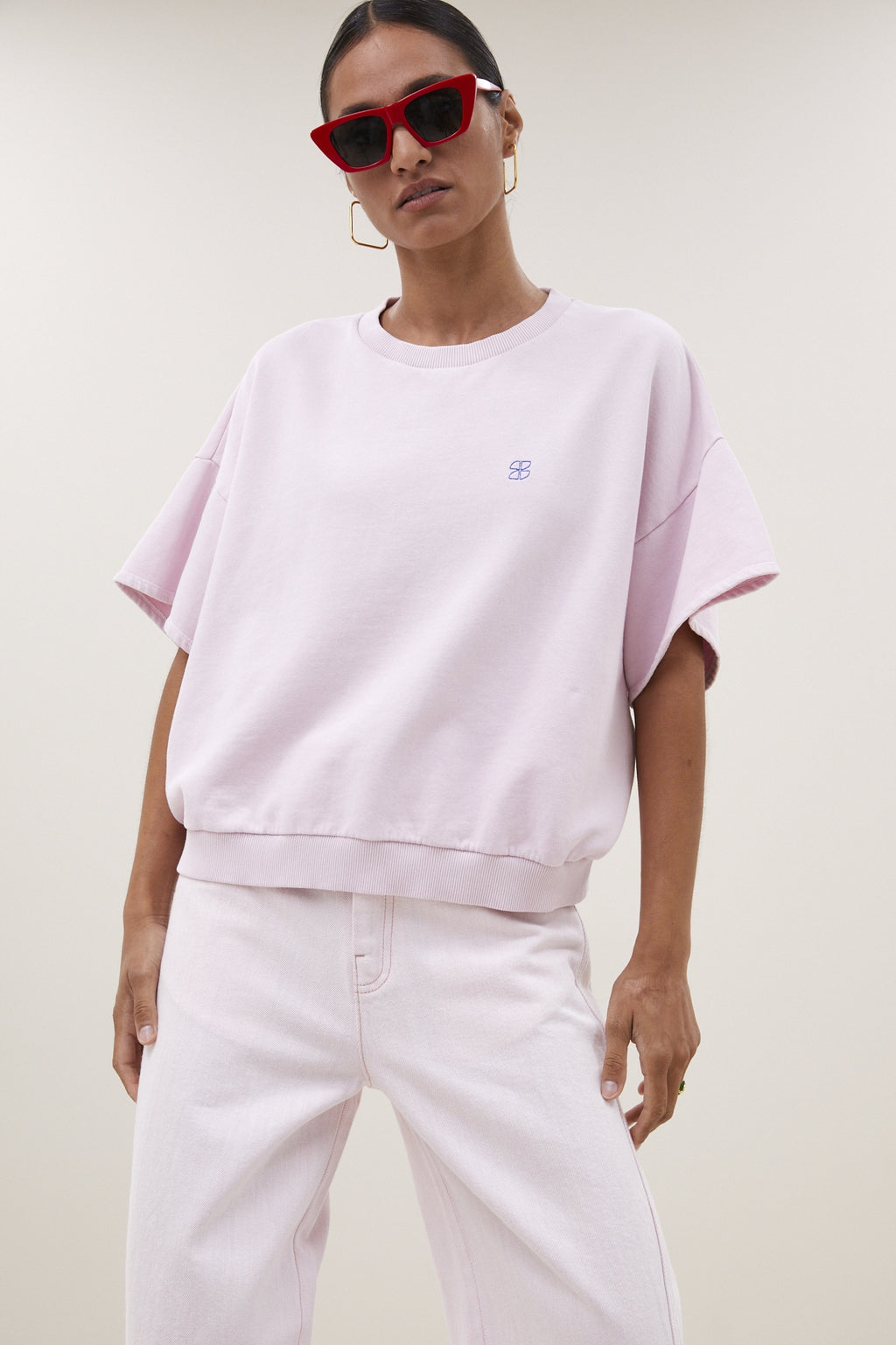 Jeans roze by-bar