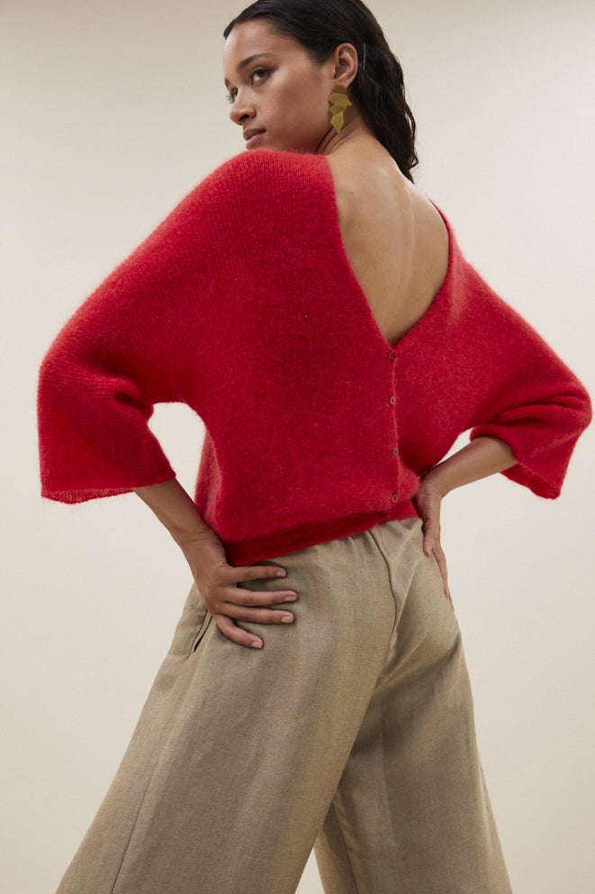 Cardigans rood by-bar