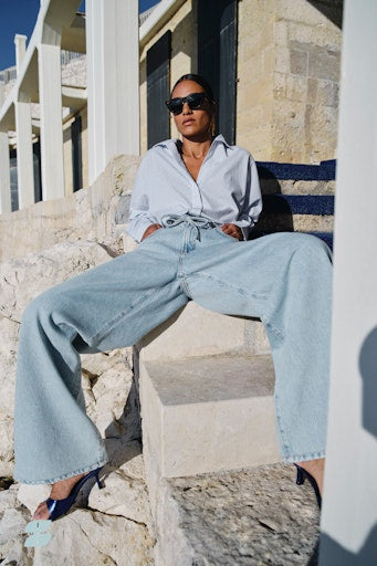 Jeans blauw by-bar
