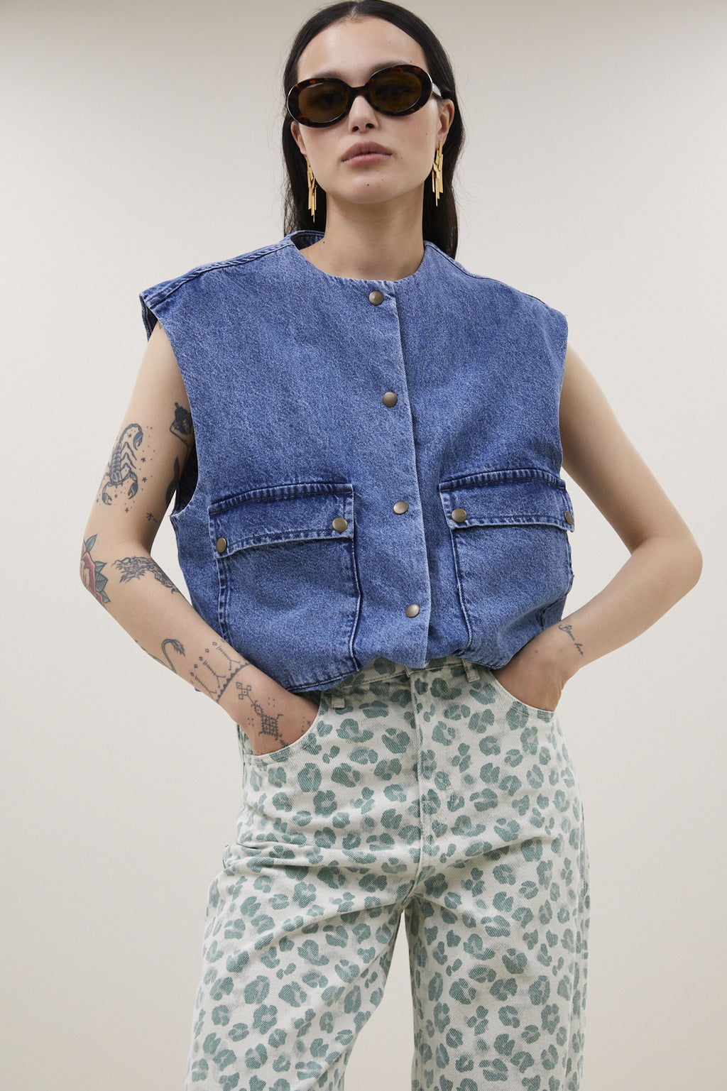 Jeansjassen blauw by-bar