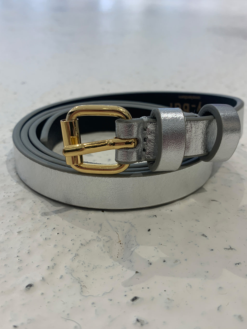Riemen zilver by-bar