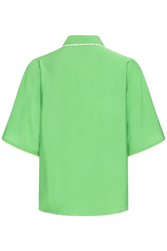 Blouses korte mouw groen ICHI