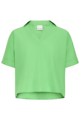 Blouses korte mouw groen ICHI