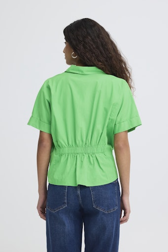 Blouses korte mouw groen ICHI