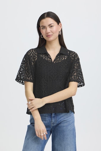 T-shirts korte mouw zwart ICHI