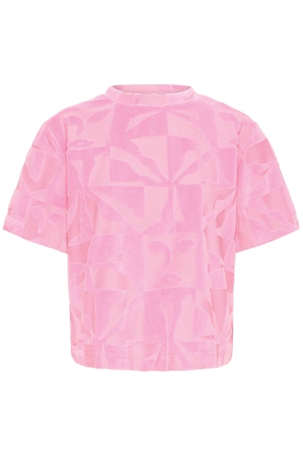 Blouses korte mouw roze ICHI