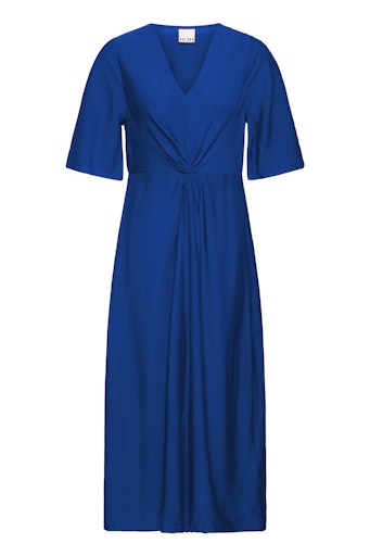Jurken korte mouw blauw ICHI