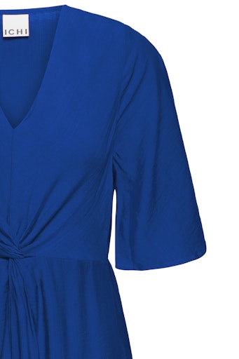 Jurken korte mouw blauw ICHI