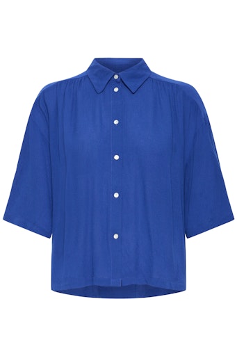Blouses korte mouw blauw ICHI