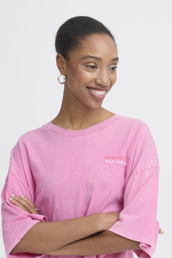 T-shirts korte mouw roze ICHI