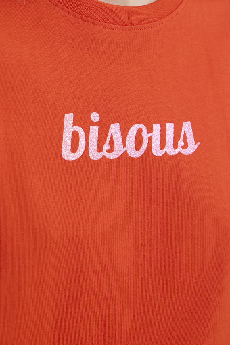T-shirts korte mouw rood ICHI