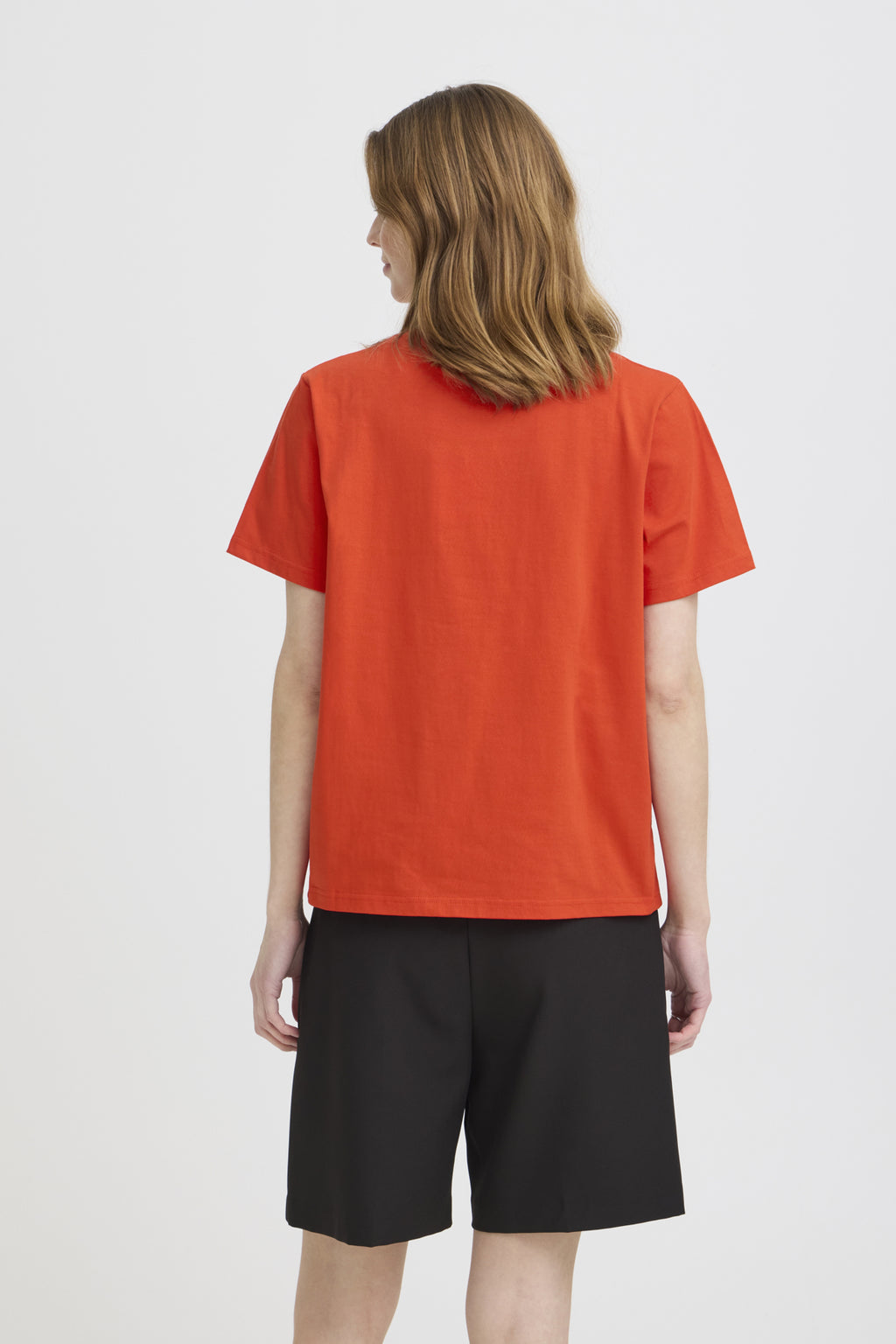 T-shirts korte mouw rood ICHI