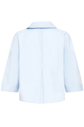 Blouses lange mouw blauw ICHI