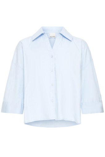 Blouses lange mouw blauw ICHI