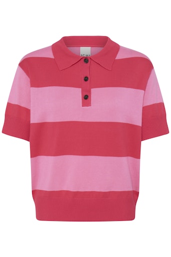 Polo's korte mouw roze ICHI