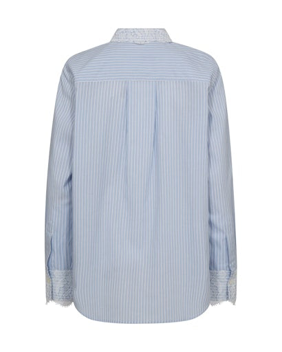 Blouses lange mouw blauw MOS MOSH