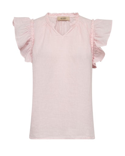 Blouses korte mouw roze MOS MOSH