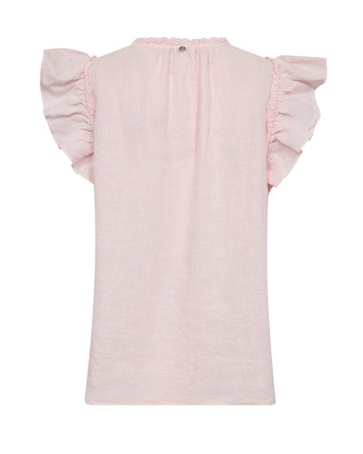 Blouses korte mouw roze MOS MOSH