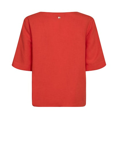 Blouses korte mouw oranje MOS MOSH