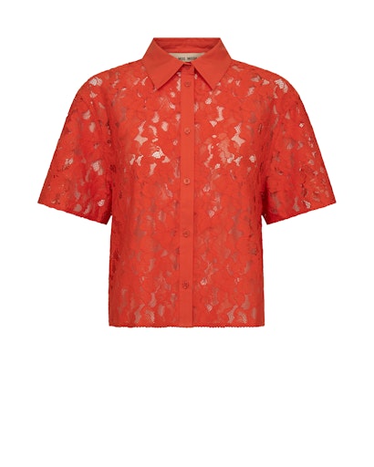 Blouses korte mouw oranje MOS MOSH