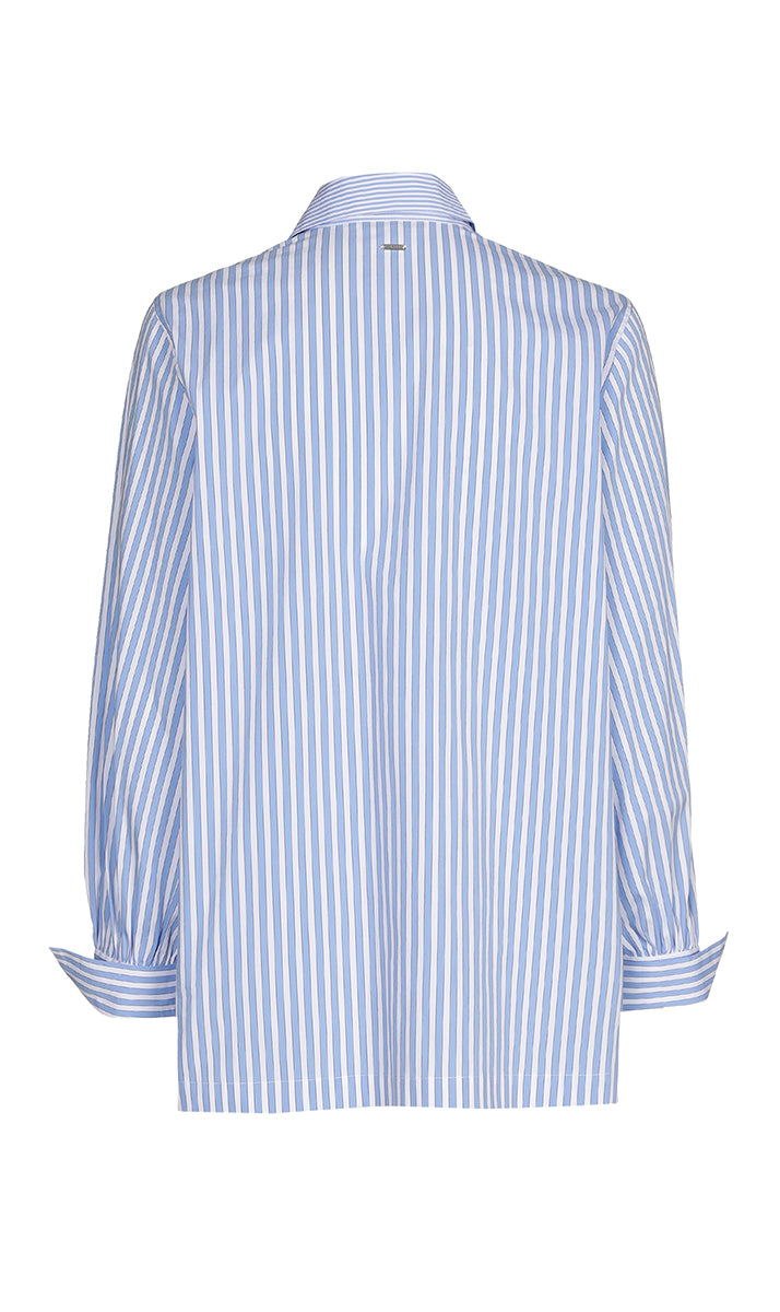 Blouses lange mouw blauw Xandres