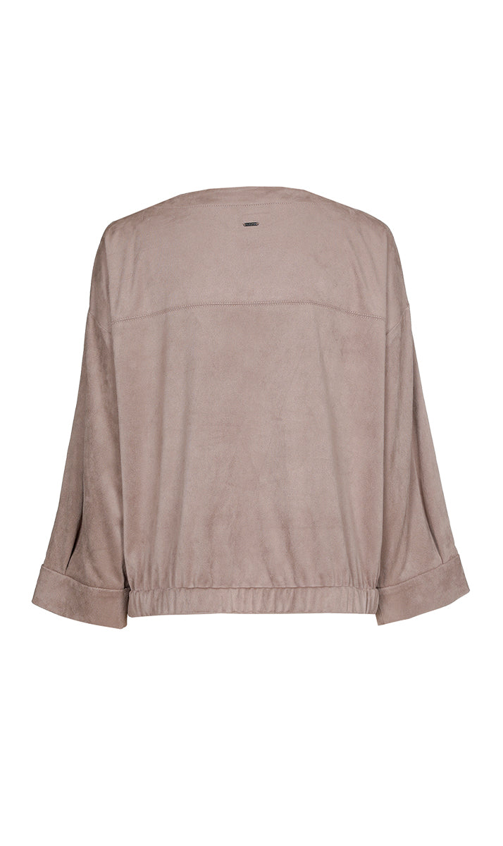 Blouses lange mouw bruin Xandres