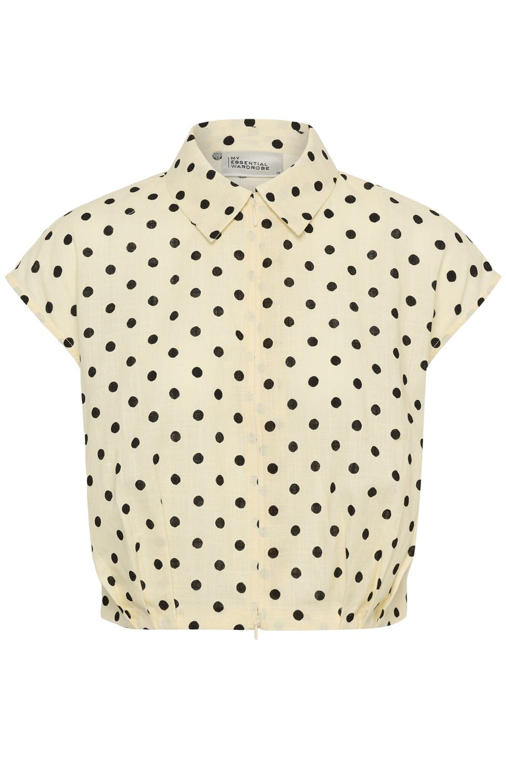 Blouses korte mouw geel My Essential Wardrobe