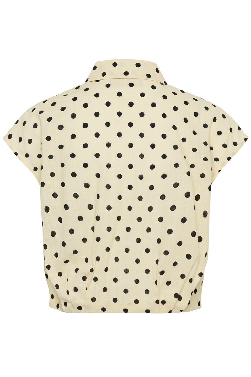 Blouses korte mouw geel My Essential Wardrobe