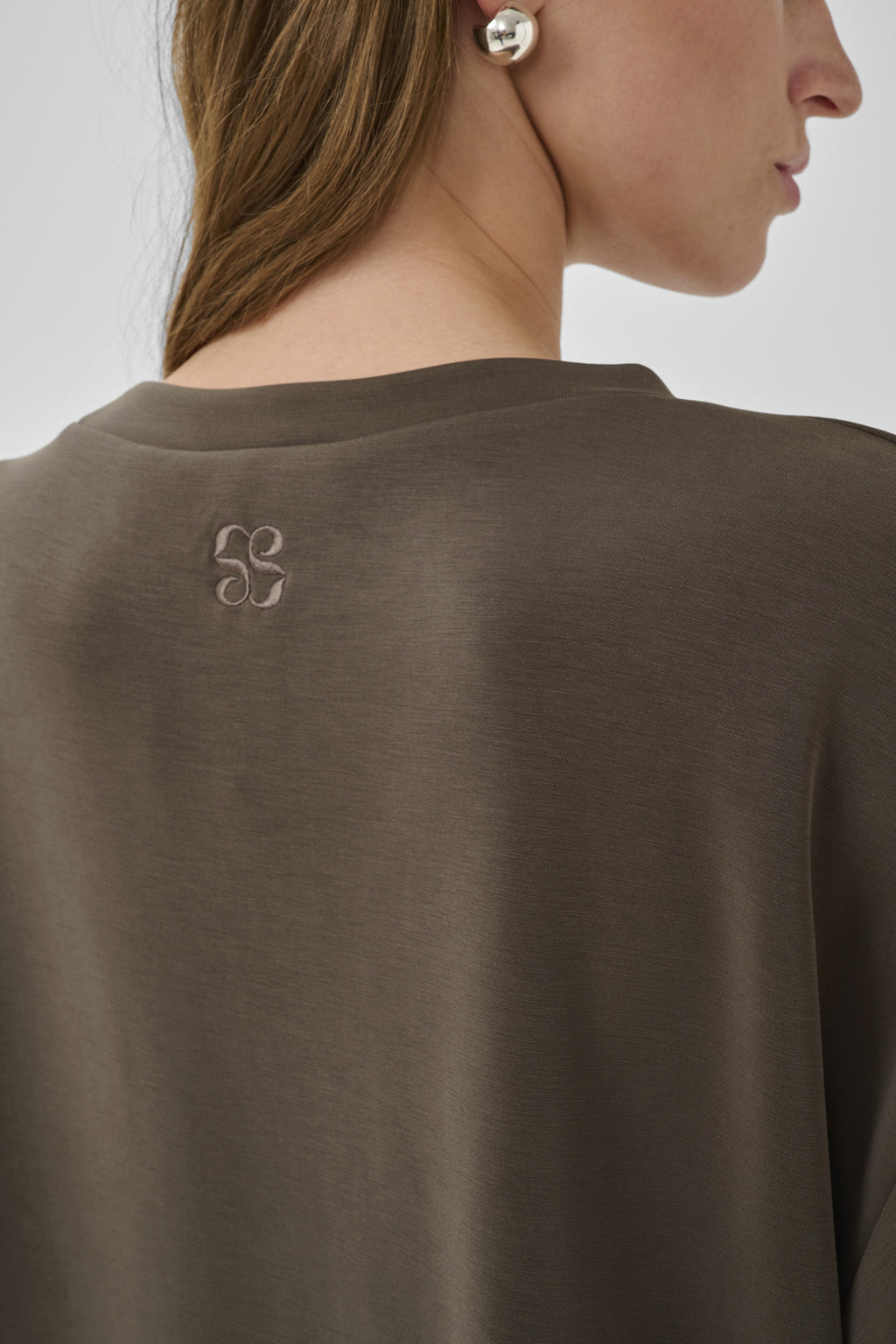 T-shirts korte mouw bruin My Essential Wardrobe