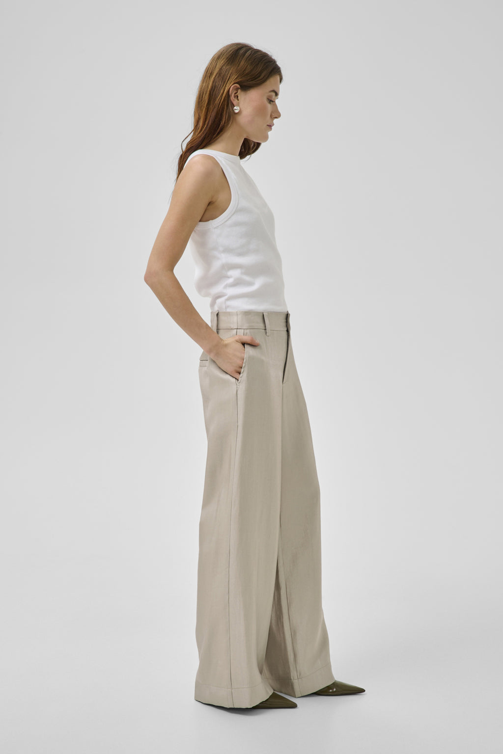 Broeken beige My Essential Wardrobe