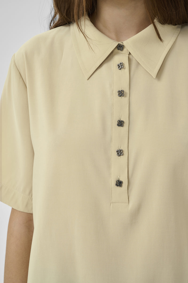 Polo's korte mouw geel My Essential Wardrobe
