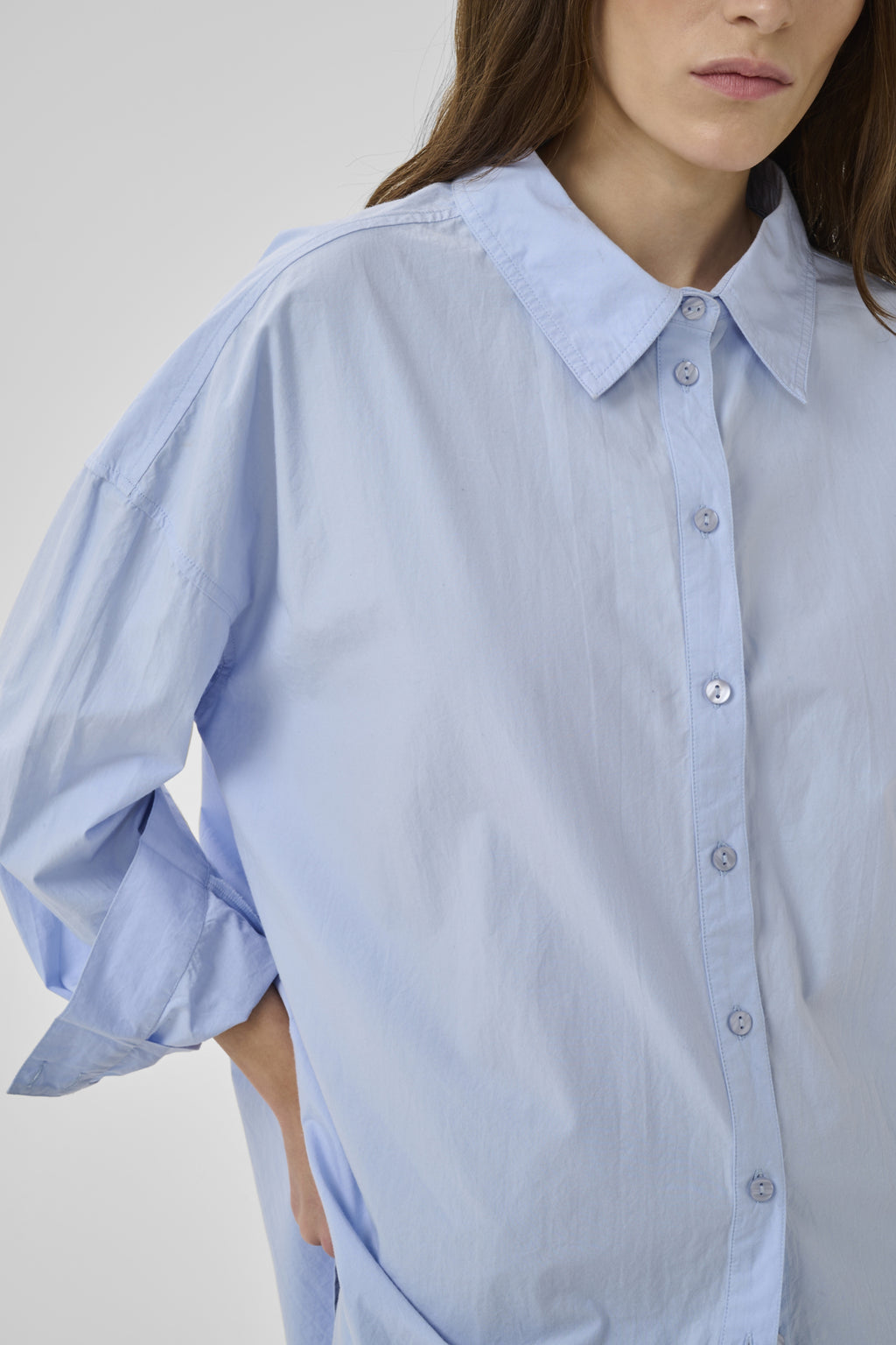 Blouses lange mouw blauw My Essential Wardrobe