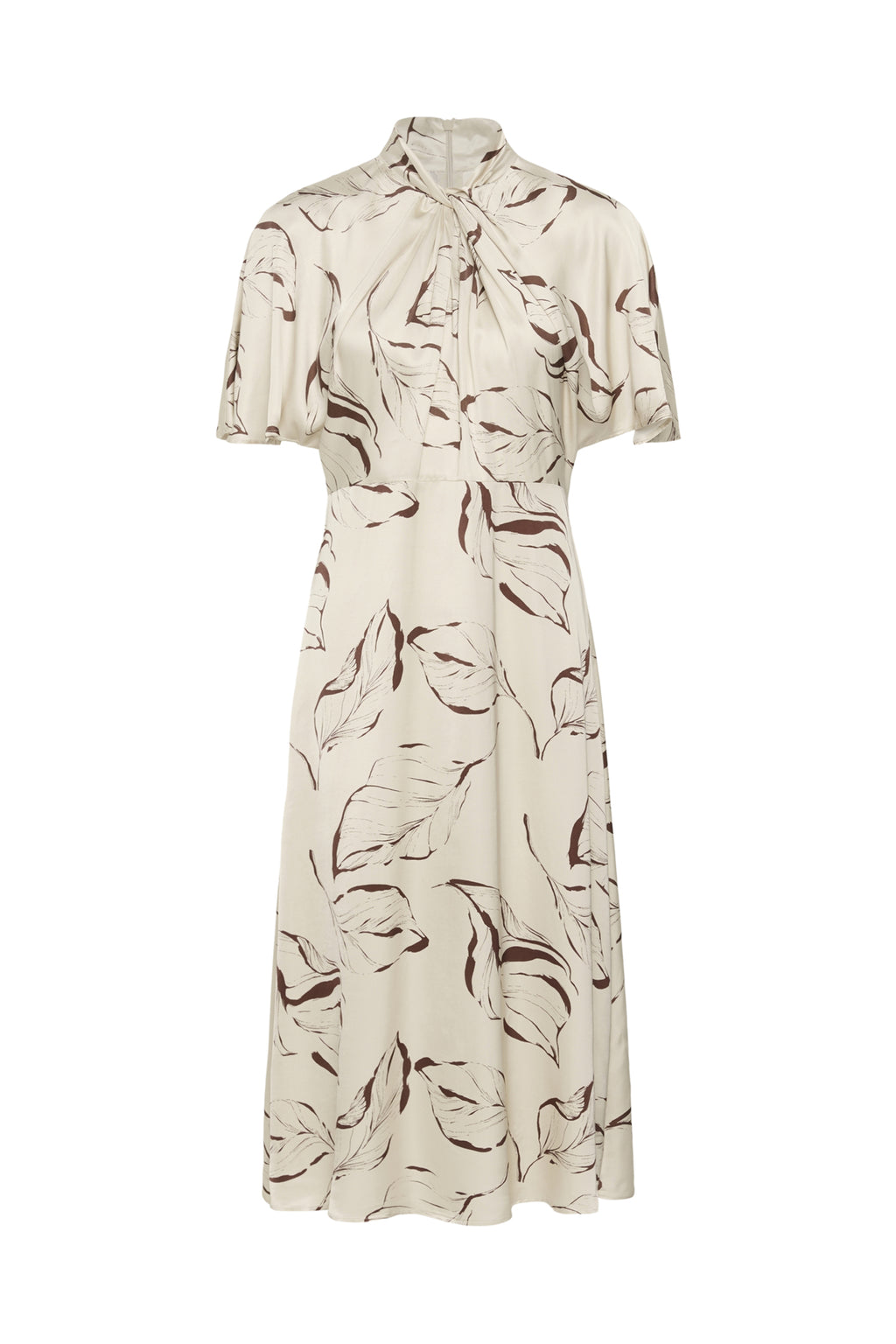 Jurken korte mouw beige Soaked In Luxury