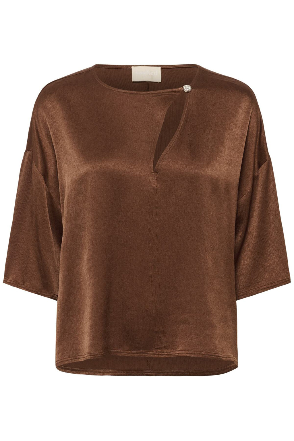 Blouses korte mouw bruin Soaked In Luxury