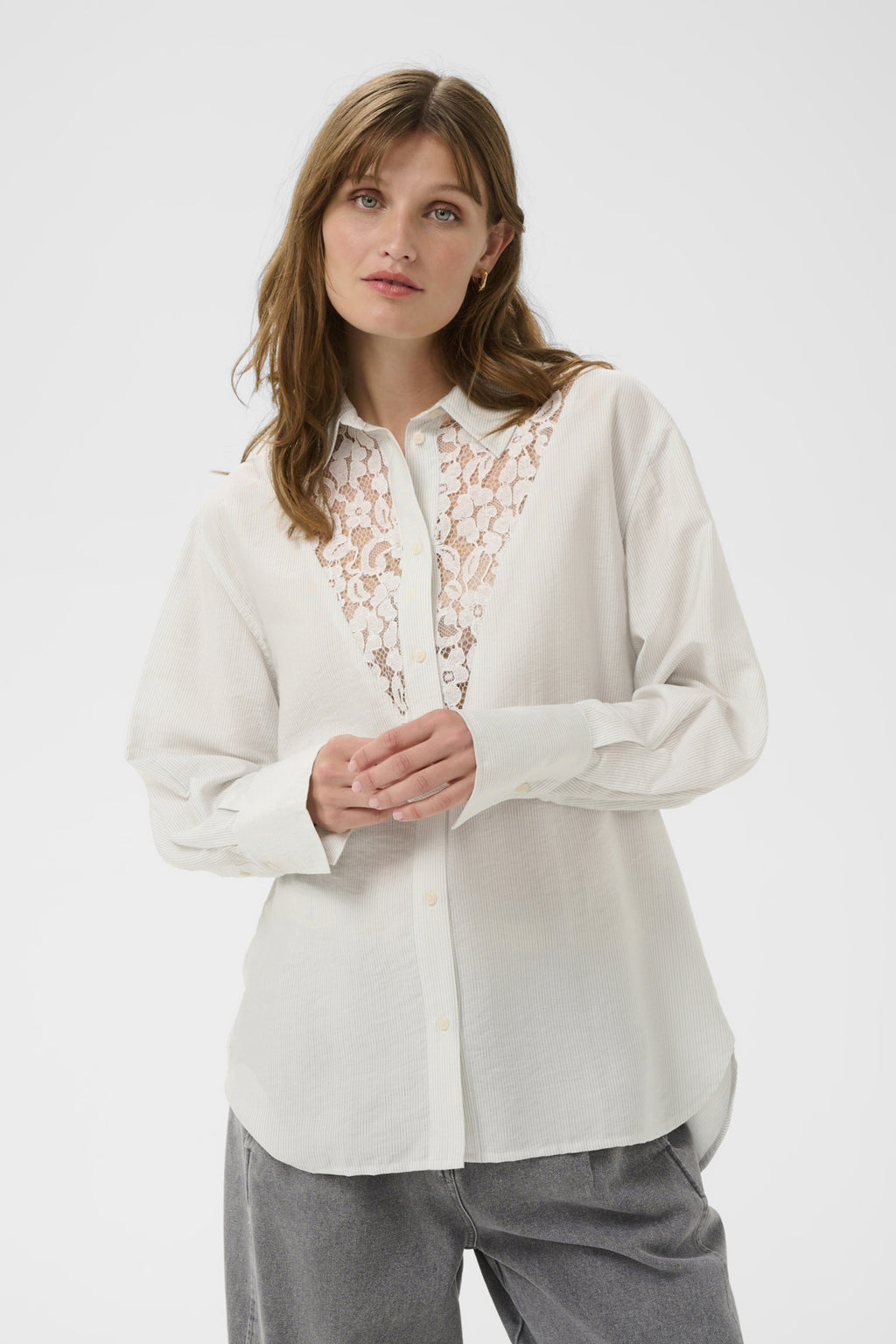 Blouses lange mouw wit Soaked In Luxury