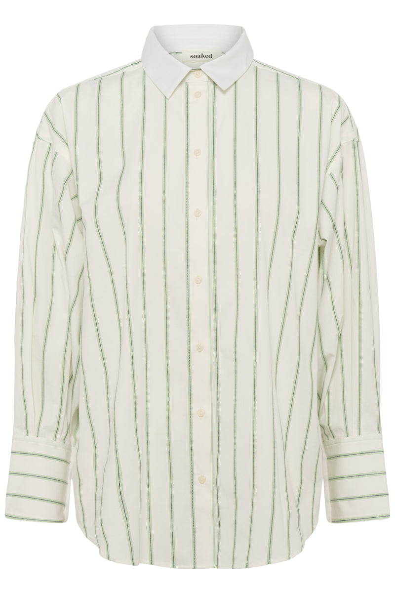 Blouses lange mouw groen Soaked In Luxury