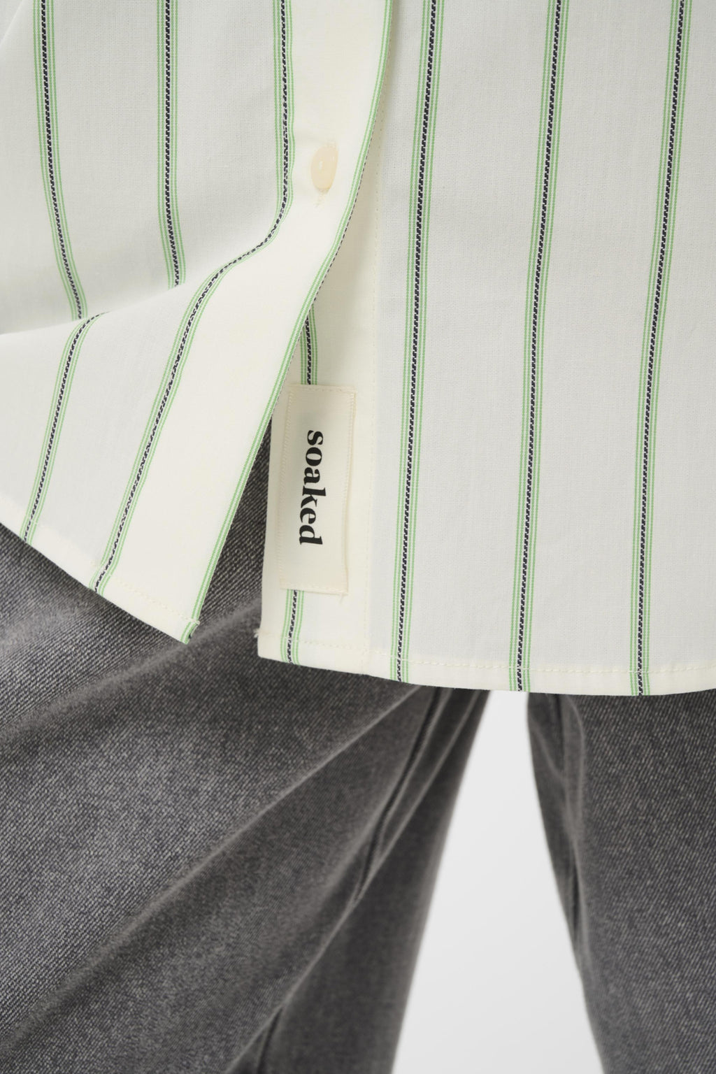 Blouses lange mouw groen Soaked In Luxury
