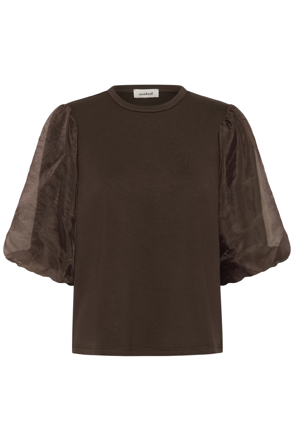 T-shirts korte mouw bruin Soaked In Luxury