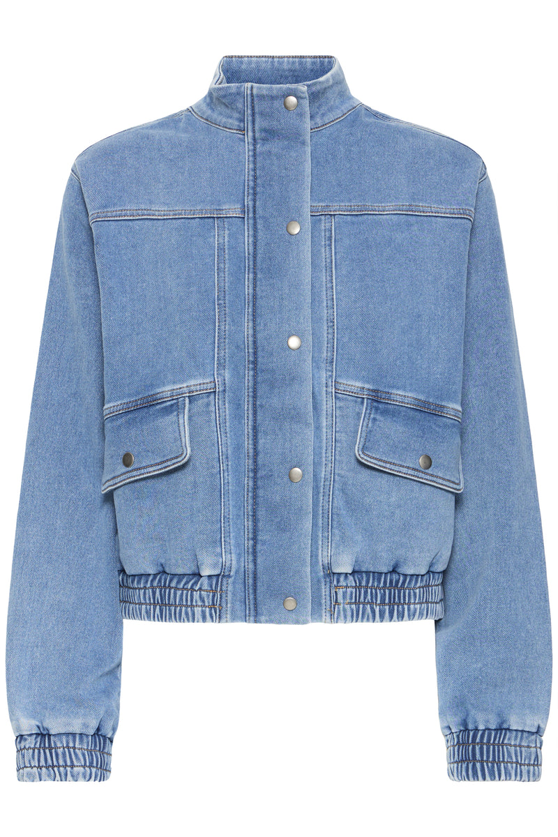 Jeansjassen blauw Pulz Jeans